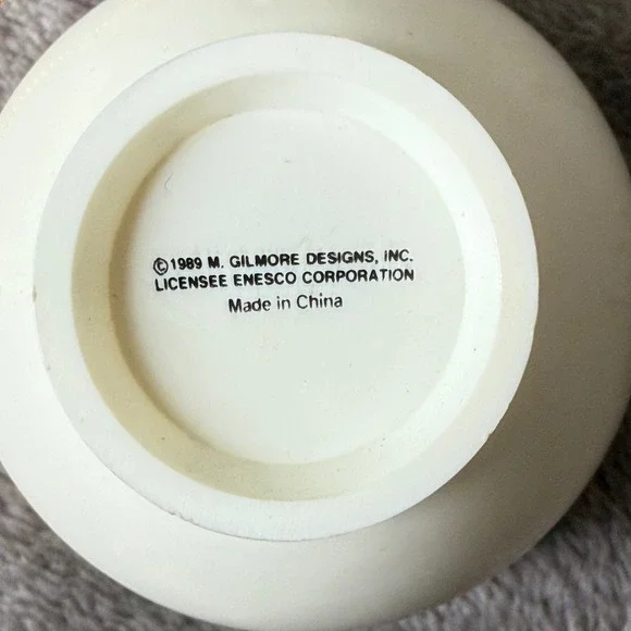 Vintage 1991 Christmas Cookin' Ornament Cozy Cup Series Collectible Mice Holiday - Picture 6 of 6